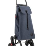 Rolser I-Max Tweed 6 Wheel Stair Climber Foldable Shopping Trolley